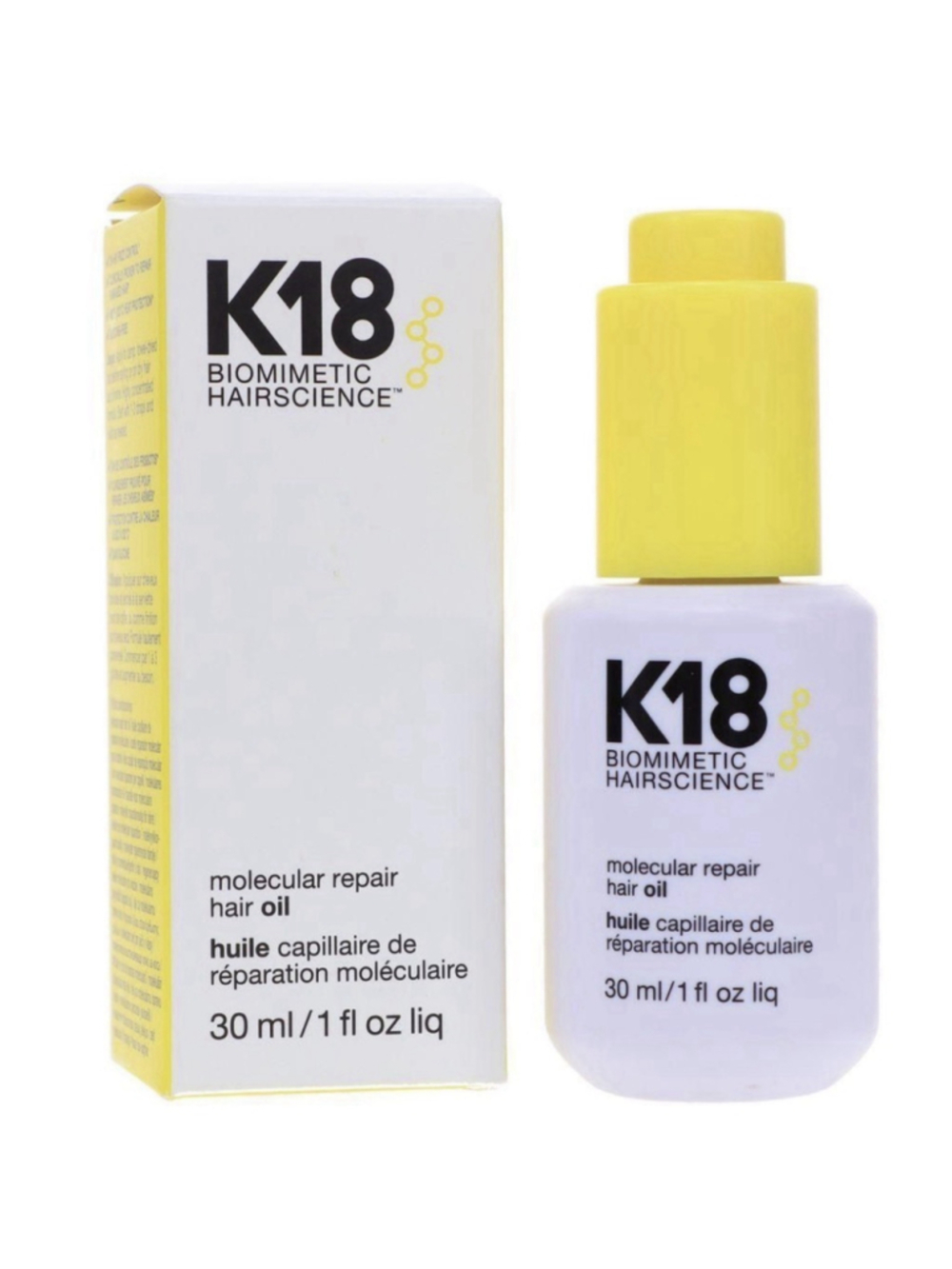 K18 Molecular Repair Hair Oil 1 Oz / 30 ml New In Box. Sealed